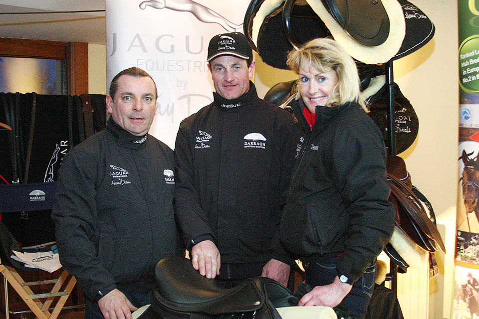 Darragh Equestrian team with saddle display